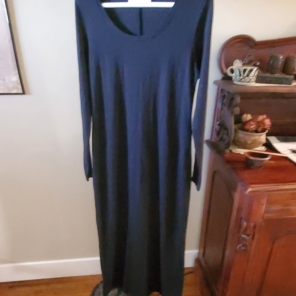 EUC Peruvian Connection Black Dress